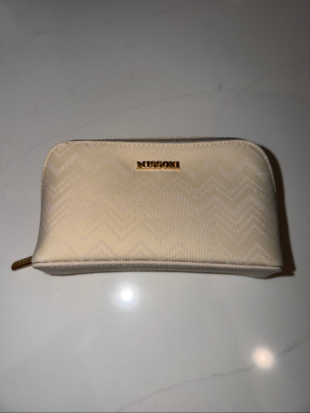 Missoni Cream Toiletry Bag